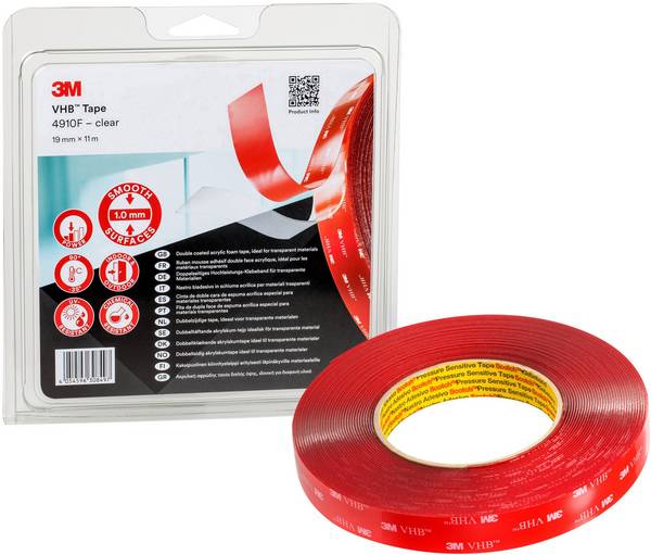 3M  4910F/IPS Tejp  Transparent (L x B) 11 m x 19 mm 1 st