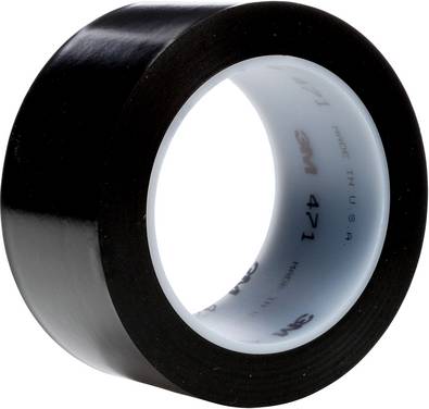 3M 471F 471S50 PVC-tejp  Svart (L x B) 33 m x 50 mm 1 st