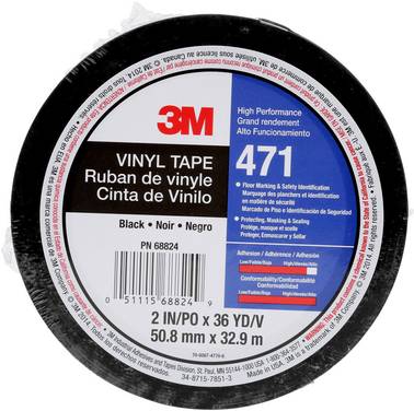 3M  471S50IW PVC-tejp  Svart (L x B) 33 m x 50 mm 1 st