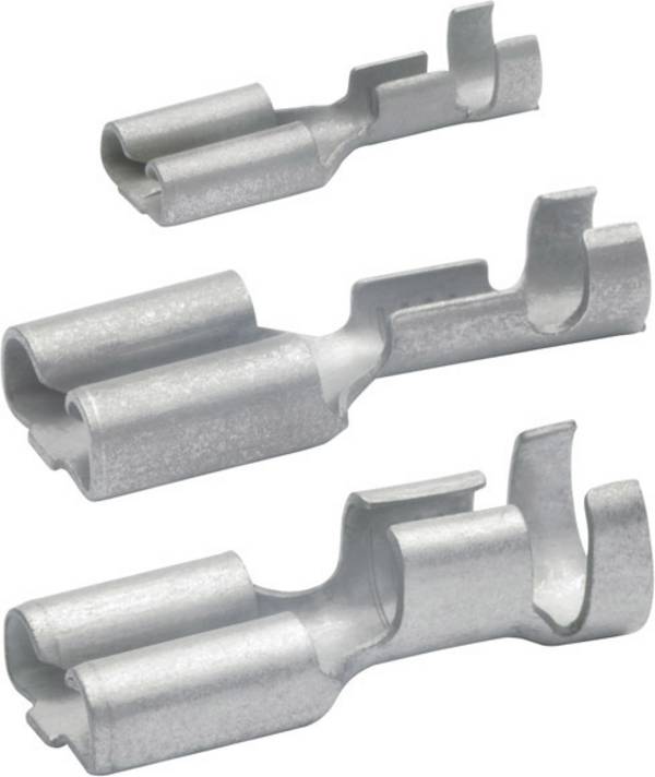 Klauke 18251A Flatstifthylsa Anslutningsbredd: 2.80 mm Anslutningstjocklek: 0.80 mm 180 ° Oisolerad Mässing 1 st