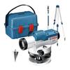 Bosch Professional GOL 20 D Optisk enhet för nivellering inkl. stativ Räckvidd (max.): 60 m Optisk förstoring (max.): 20 x