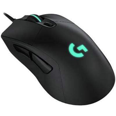 Logitech Gaming G403 Hero WiFi mus USB Optisk Svart 6 Knappar 25000 dpi Upplyst, Viktreduktion