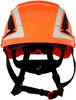 3M X5007V-CE Skyddshjälm med UV-sensor, reflekterande, ventilerad Orange