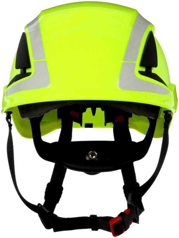 3M  X5014V-CE Skyddshjälm med UV-sensor, reflekterande, ventilerad Neongrön