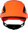 3M SecureFit X5507V-CE-4 Skyddshjälm ventilerad, med UV-sensor Orange