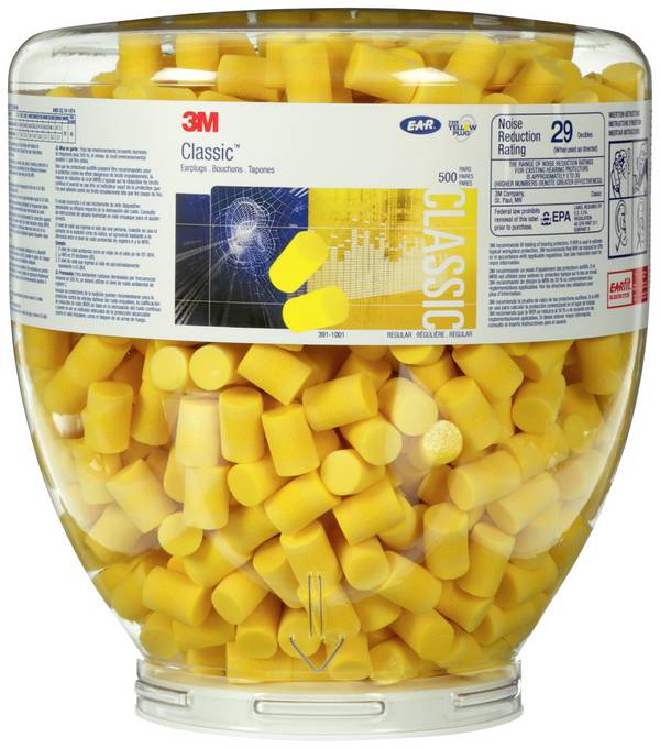 3M EAR PD01001 Classic Hörselproppar påfyllning 31 dB Engångs EN 352-2   500 par