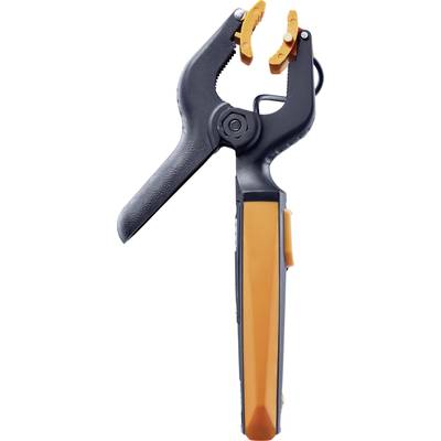 Elektrisk tång med ergonomiskt grepp i svart och orange, lämplig för att greppa och hålla små föremål.