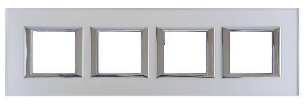 Legrand Ram Axolute Grå, Vit HA4802M4HVSA 1 st