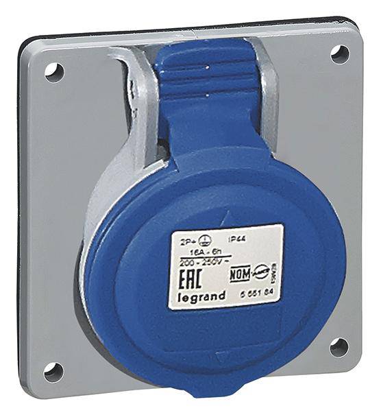 Legrand 555184 555184 CEE apparatdosa 16 A 3-polig 250 V/AC 1 st
