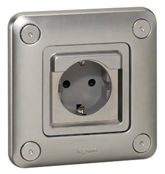 Legrand   Kontaktskydd Soliroc Krom 077836 1 st