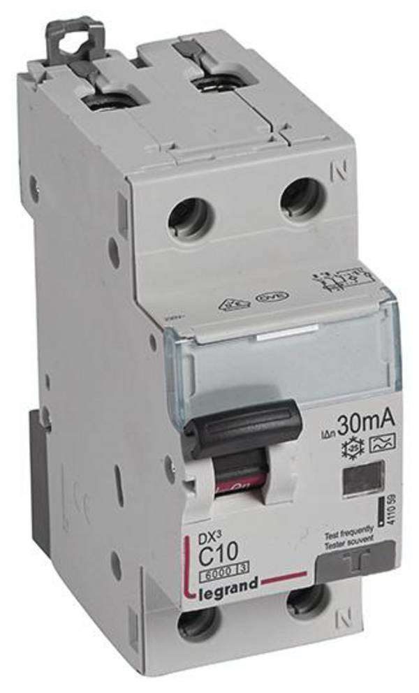 Legrand 411059 Jordfelsbrytare/Säkerhetsbrytare 10 A 230 V/AC