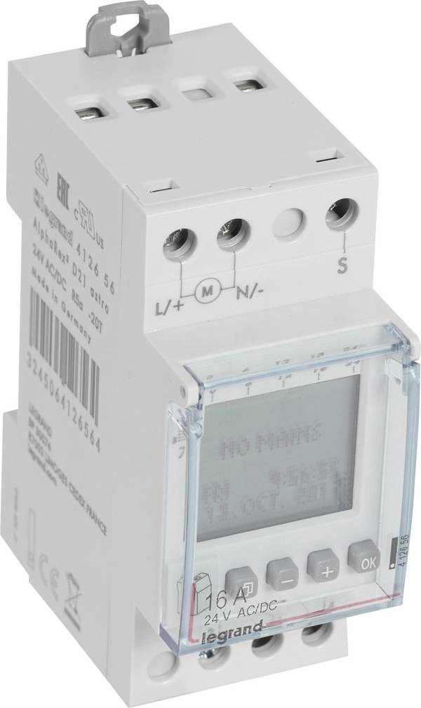Legrand Legrand 412656 Digitalt kopplingsur digital 24 V