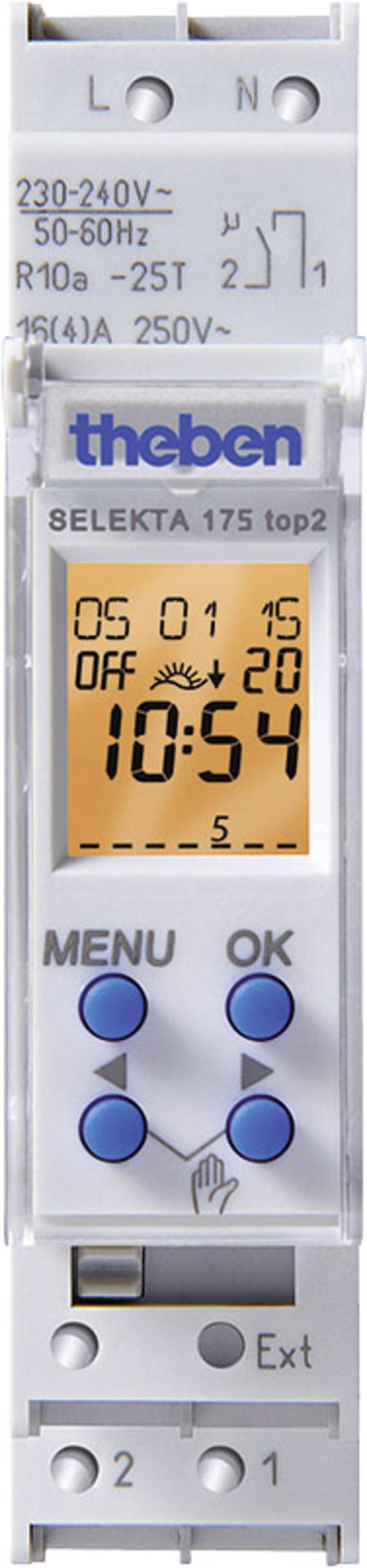 Theben SELEKTA 175 top2 Digitalt kopplingsur digital 250 V/AC