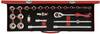 Gedore RED R69004024 Hylsnyckelinsats-set metrisk 1/2" 24 delar 3300006