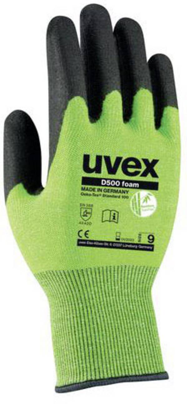 uvex D500 foam 6060411  Skärskyddshandskar Storlek (handskar): 11 EN 388    1 par