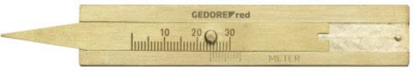Gedore RED 3301552 Däckmönstermätare mekaniskt  Mätområde Djup 0 - 30 mm