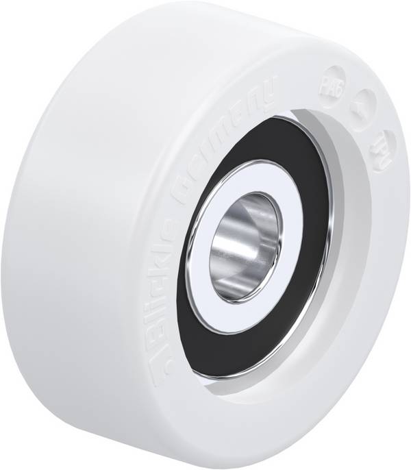 Blickle 761481 FPO 25x10/6-6K Ledarrulle Hjuldiameter: 25 mm Bärförmåga (max. ): 45 kg 1 st