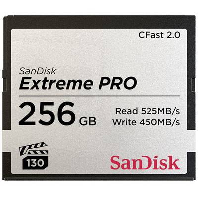 CFast-kort 256 GB SanDisk Extreme PRO®