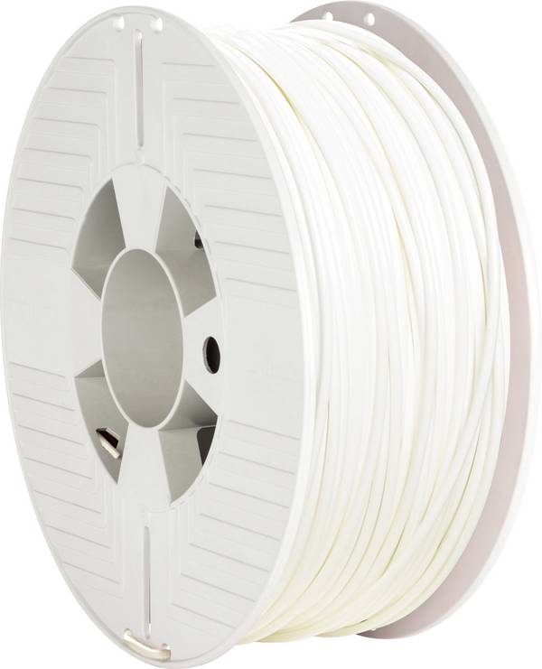 Verbatim 55328 PLA 3D Filament. White 2.85mm Diameter. 1kg Reel 3D-skrivare Filament PLA-plast 2.85 mm 1000 g Vit 1 st