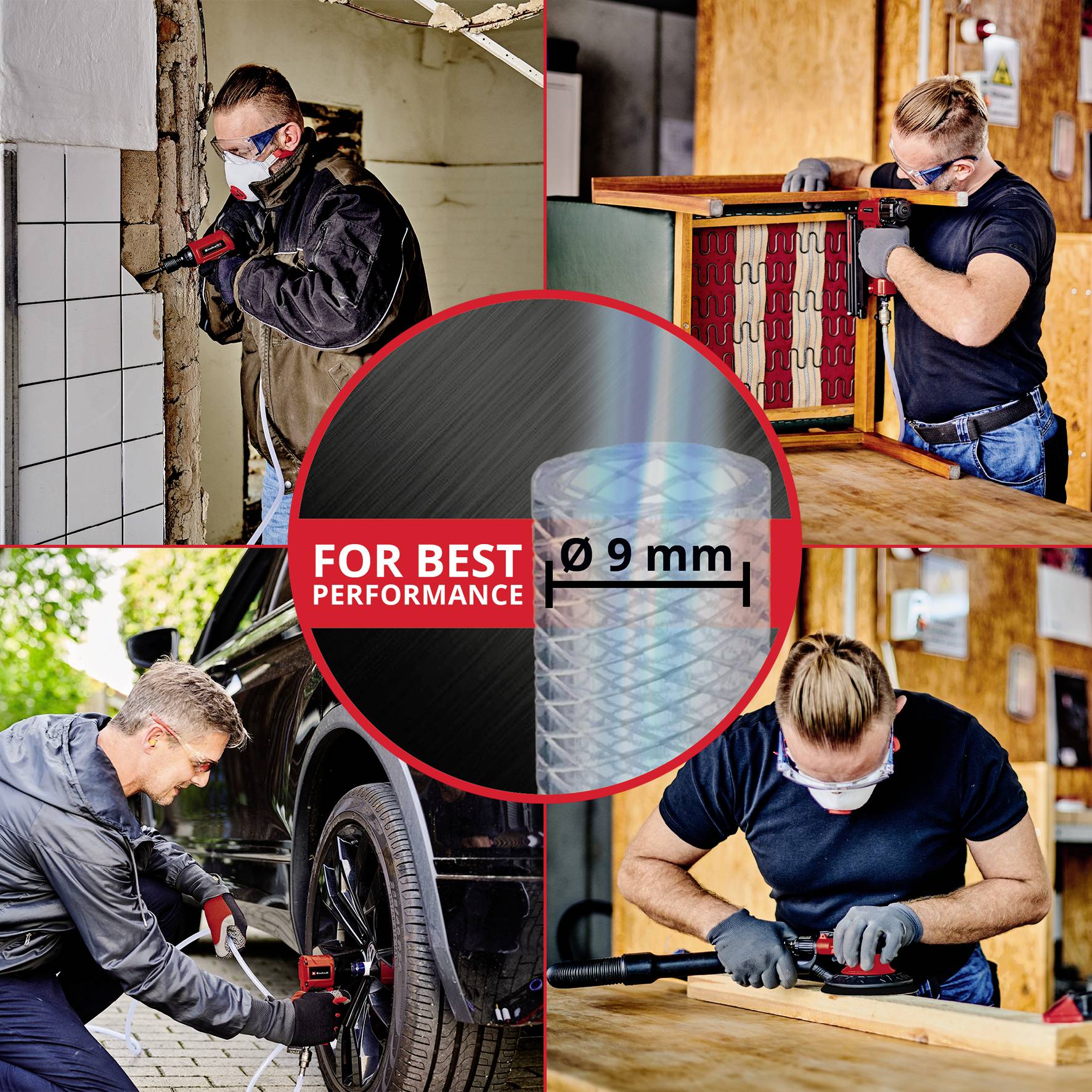 Einhell TC-PW 340 4138950 Pneumatisk mutterdragare Vridmoment (max.): 340 Nm-7