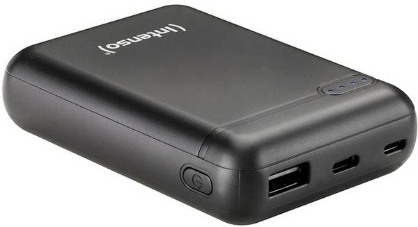 Intenso XS10000 Powerbank 10000 mAh LiPo Svart Statusindikering