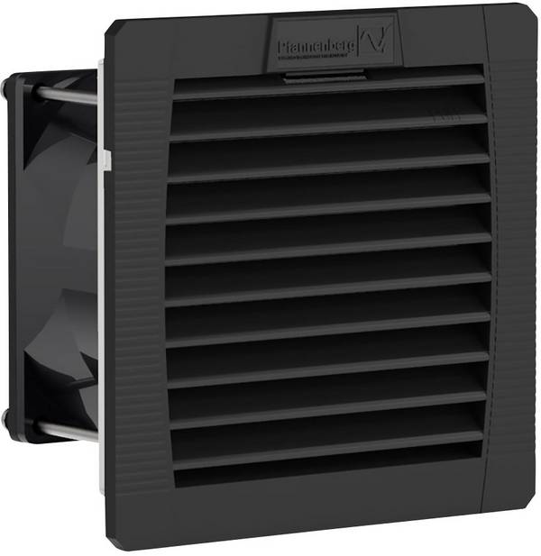 Pfannenberg PF 11000 24DC 54 9011 Skåpfläkt 24 V/DC 2.4 W (B x H x D) 109 x 109 x 53 mm  Single 1 st