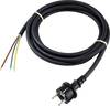 Sygonix SY-5043460 Anslutningskabel Ström Svart 3.00 m