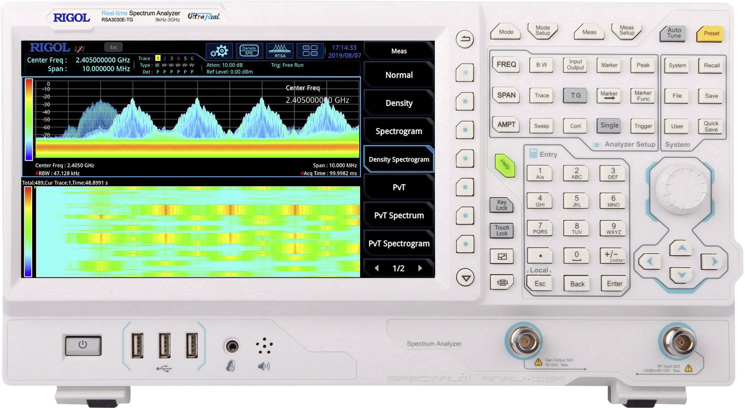 Rigol RSA3015E Spektrumanalysator ISO 1.5 GHz