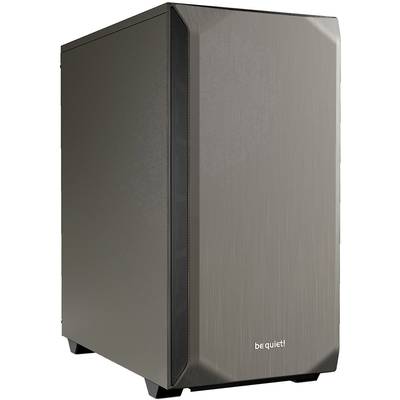 BeQuiet Pure Base 500 Midi-Tower Datorchassi, Datorchassi GAMER Metallic, Grå 2 Förinstallerade Fläktar, Dammfilter, däm