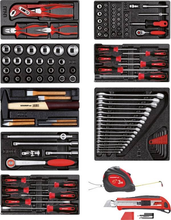 Gedore RED R21010001 3301656 Verktygsset