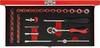 Gedore RED R49004033 Hylsnyckelsats metrisk 1/4" 3300000