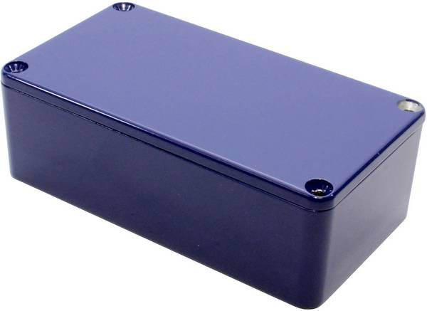 Hammond Electronics 1590B2CB Universalhölje 112 x 60 x 38 Pressgjuten aluminium Blå 1 st