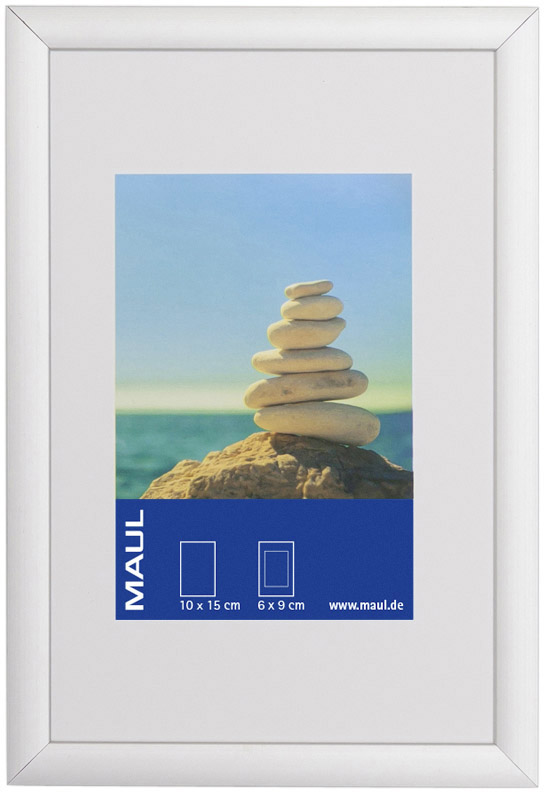 Maul 1944405 Växelram akryl Pappersformat: 10 x 15 cm (B x H) 10 cm x 15 cm Silver