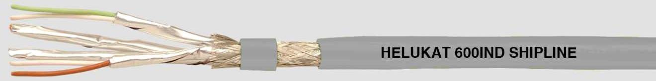HELU 803382 Bussledning CAT 7 S/FTP 4 x 2 x 0.23 mm² Grå 100 m