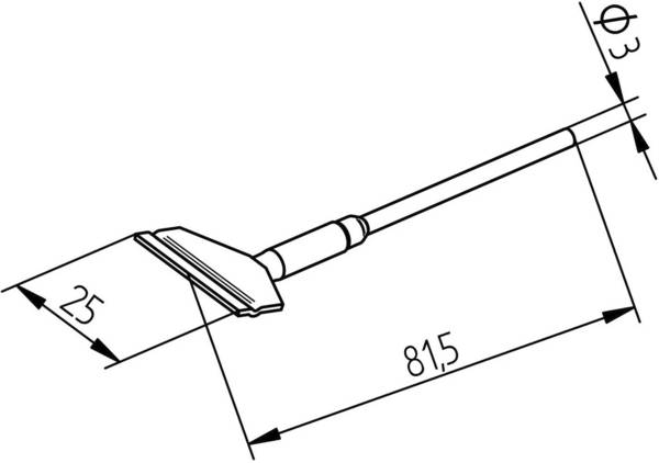 Ersa 0452FDLF250/SB Lödspets  Spetsstorlek 25 mm  Innehåll 1 st