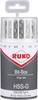 RUKO 214225 HSS-G Metall-spiralborrset 19 delar 1 mm, 1.5 mm, 2 mm, 2.5 mm, 3 mm, 3.5 mm, 4 mm, 4.5 mm, 5 mm, 5.5 mm, 6 mm, 6.5 mm, 7 mm, 7.5 mm, 8 mm, 8.5 mm, 9 mm, 9.5 mm, 10 mm DIN 338 Cylinderskaft 1 set