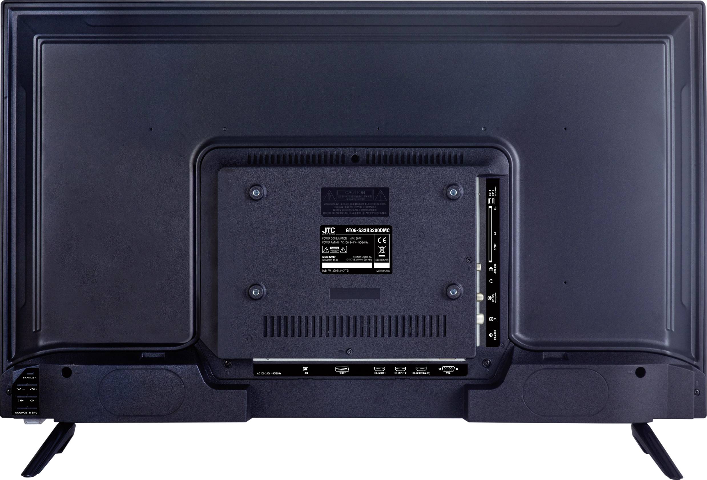 Jtc 32 Hd Smart Tv S32h5351j Triple Tuner JTC S32H5112J LED-TV 80 cm 31.5 tum EEK A+ (A+++ - D) DVB-T2, DVB-C