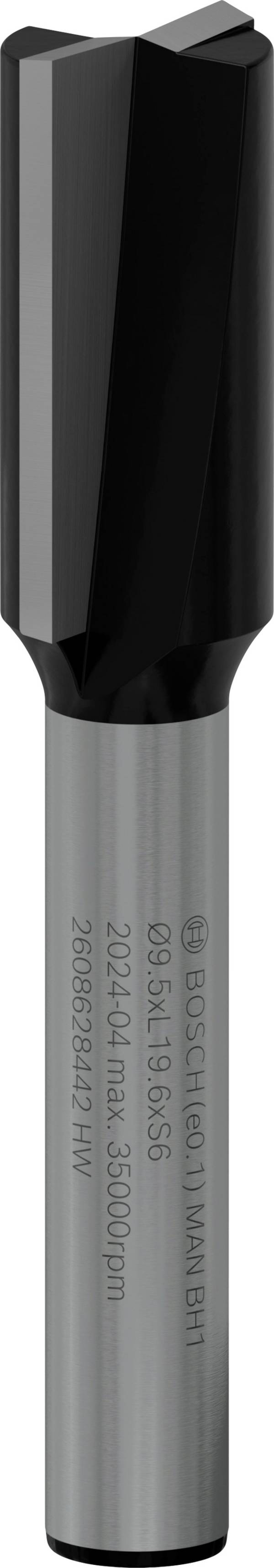 Bosch Accessories 2608628442 Notfräs Volframkarbid   Längd 51 mm Mått - Diameter Ø 9.50 mm Effektiv längd 19.6 mm Skaft-Ø 6 mm