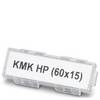 Phoenix Contact 0830722 KMK HP (60X15) Markeringsbärare Monteringssätt: Buntband Utskriftsområde: 60 x 15 mm Transparent 50 st