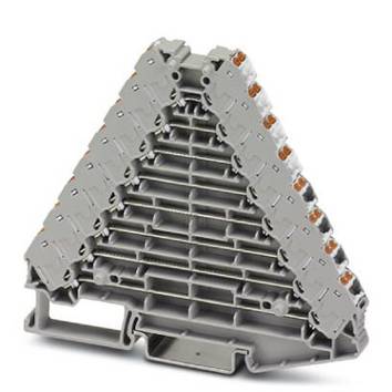 Phoenix Contact 1061721 Växlingsfördelare 8.3 mm Push-In-klämma  Grå 10 st