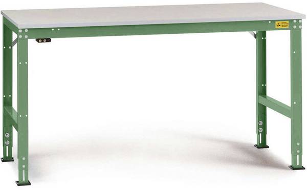 Manuflex LU4008.6011 ESD Arbetsbordmöbel  Resedagrön (RAL 6011)