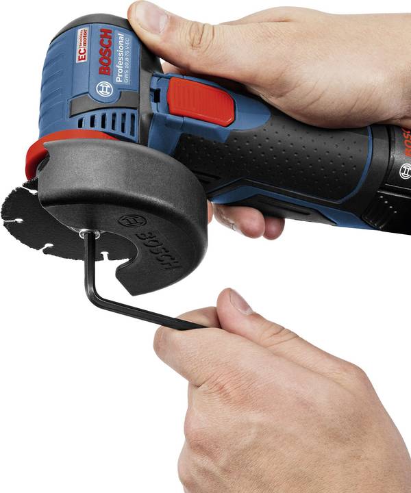 Bosch Professional GWS 12V-76(2xGBA2.0Ah,GAL12V-20) 06019F200C Vinkelslip batteridriven  76 mm   12 V