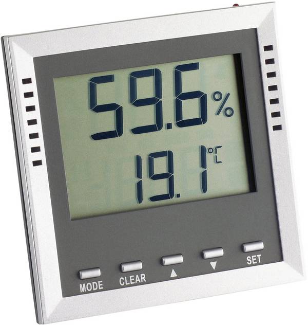 TFA Dostmann KLIMA GUARD Termo-/Hygrometer Silver 30.5010.54.K