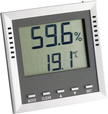 TFA Dostmann KLIMA GUARD Termo-/Hygrometer Silver 30.5010.54.K