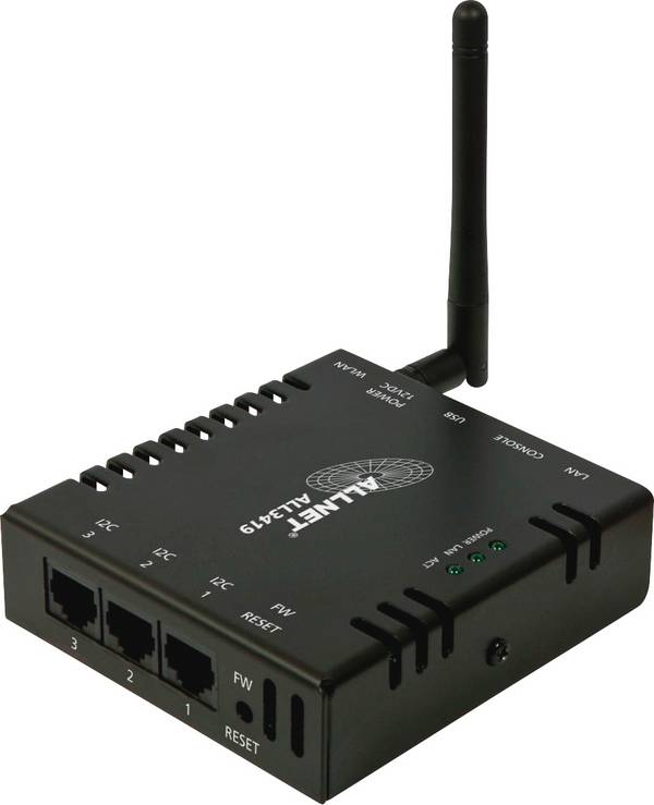 Allnet ALL3419 WiFi USB Server LAN 100 Mbit/s, RJ45, USB 2.0