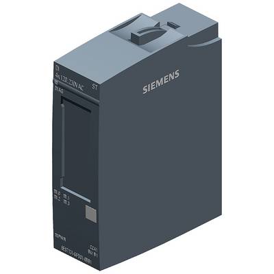 En mörkgrå elektronisk enhet från Siemens, sannolikt ett modul eller switch, med påskriften '4x120-230VAC'.
