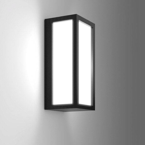 RZB Home 101 LED/18W-3000K 110x103x2 611980.0031 LED-vägglampa LED fast installerad  18 W LED Antracit