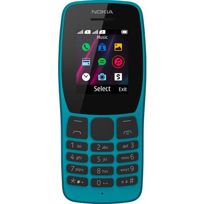 Nokia 110 Dual-SIM mobiltelefon Havsblå