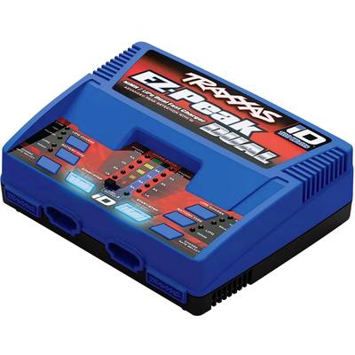 Traxxas EZ-Peak Plus Dual RC-batteriladdare 8 A LiPo, NiMH Minus-Delta-U avstängning, Batteri detektering, Temperaturöve