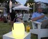 Megatron MT69083 Spika LED-lampa för utomhusbruk, med högtalare 10 W RGBW Vit